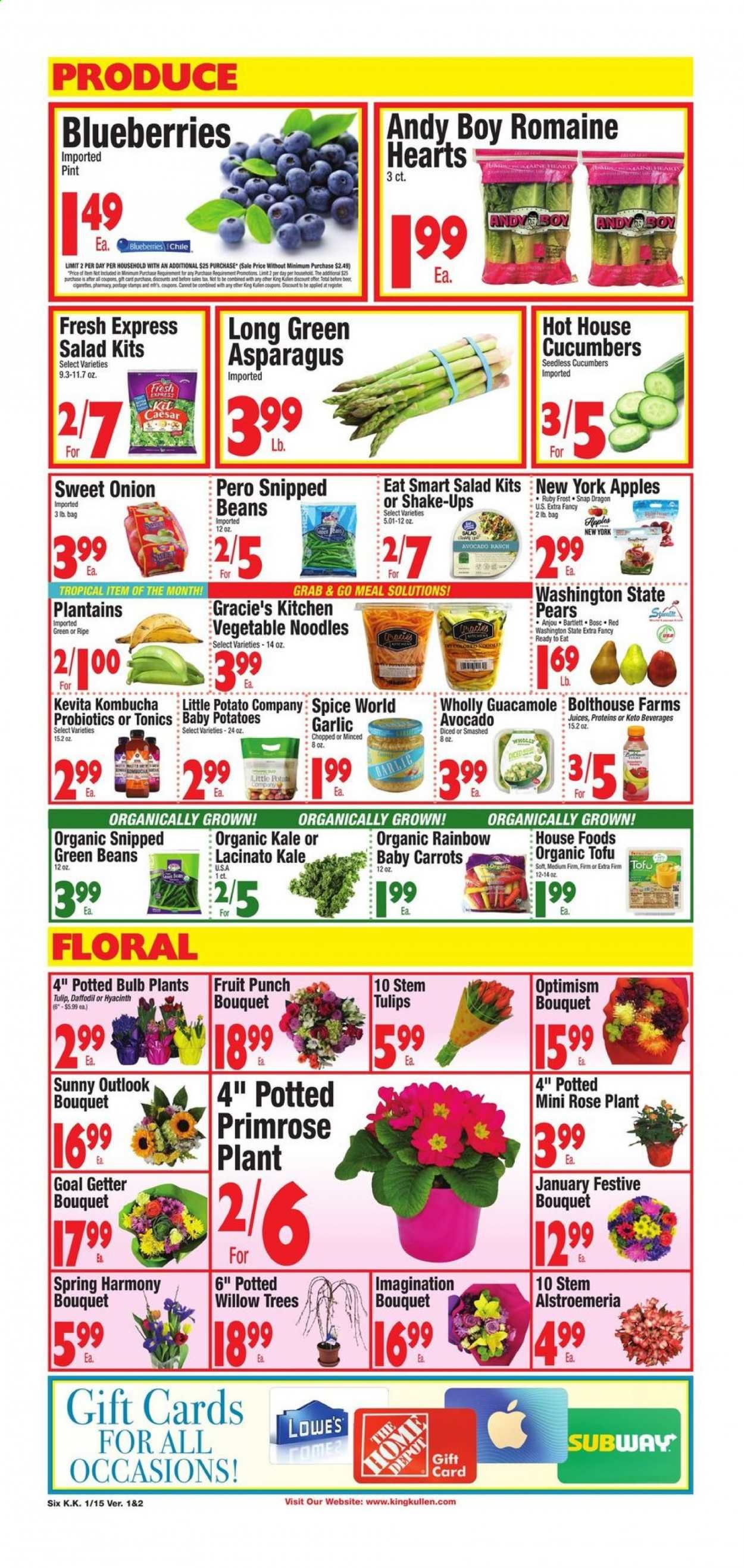 King Kullen Weekly Ad Flyer January 15 to January 21