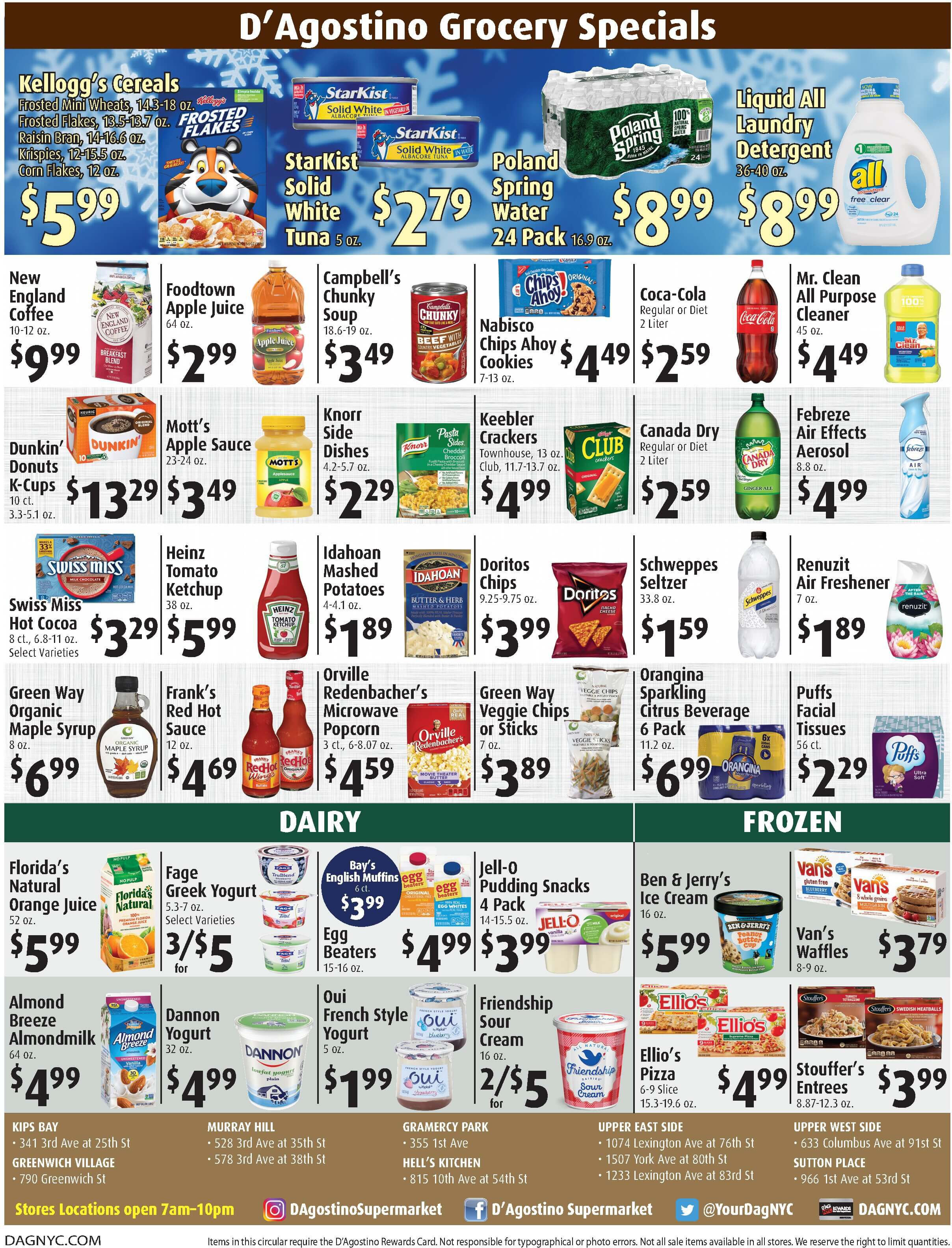 D'Agostino Weekly Ad Flyer January 15 to January 21, 2021