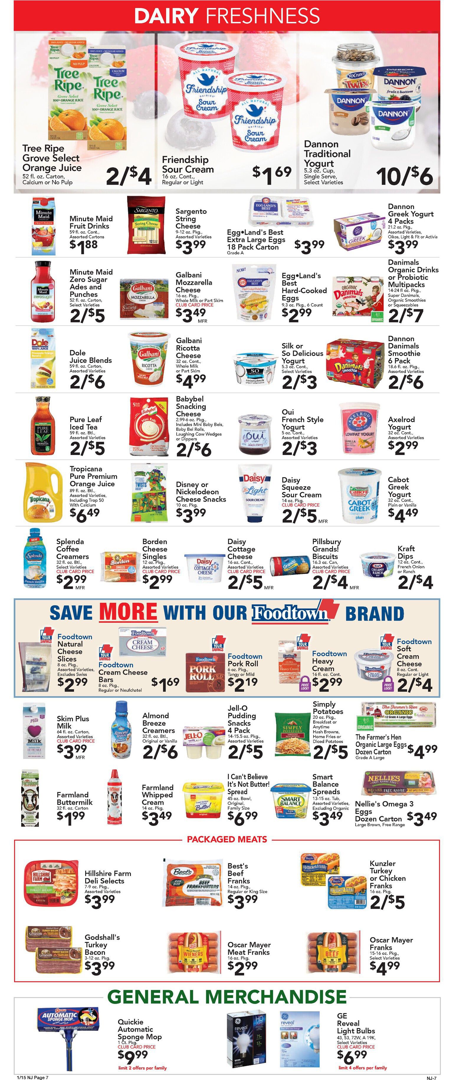 Foodtown Weekly Ad Flyer January 15 to January 21, 2021