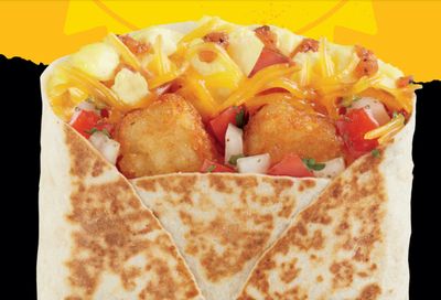 Del Taco is Now Dishing Up the Breakfast Egg & Cheese Toasted Wrap for Only $2