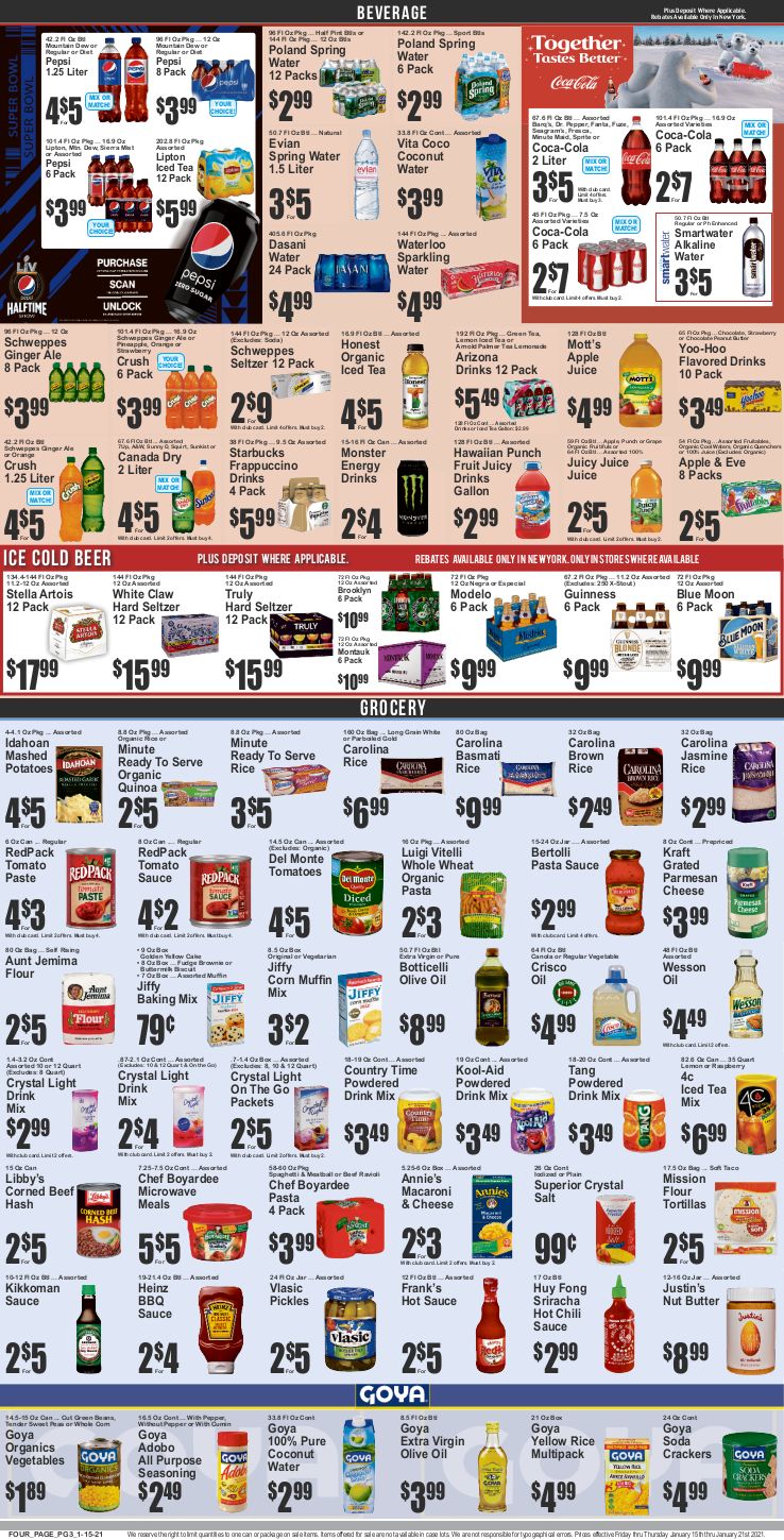 Key Food Weekly Ad Flyer January 15 to January 21, 2021