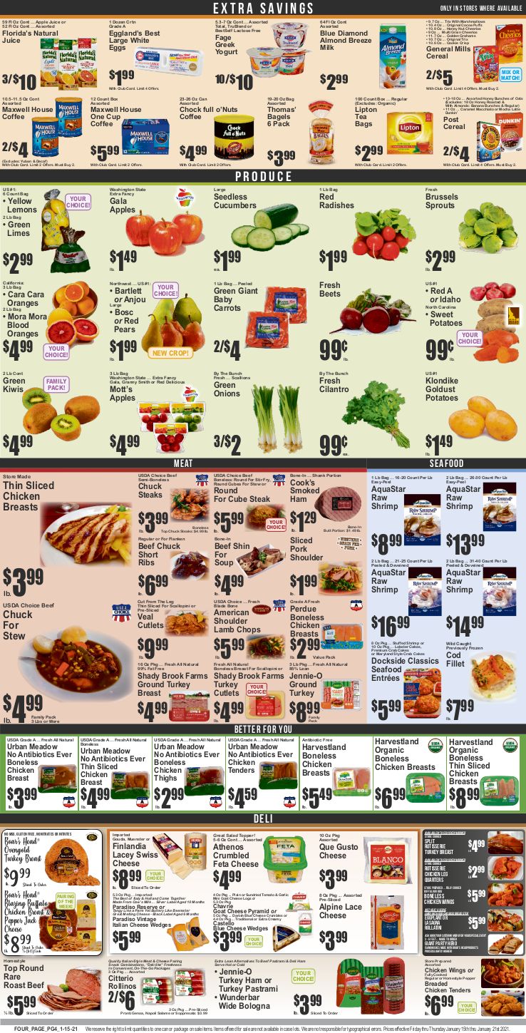 Key Food Weekly Ad Flyer January 15 to January 21, 2021