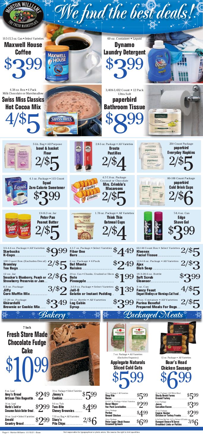 Morton Williams Weekly Ad Flyer January 15 to January 21, 2021
