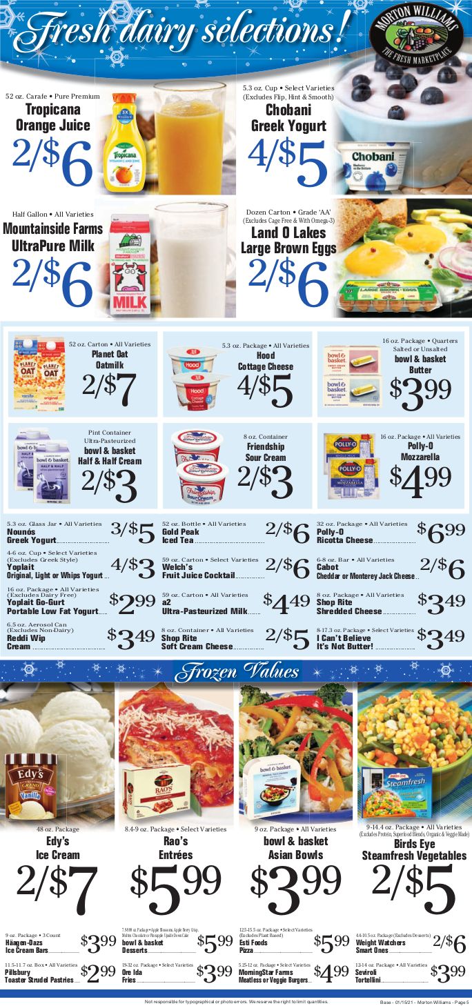 Morton Williams Weekly Ad Flyer January 15 to January 21, 2021