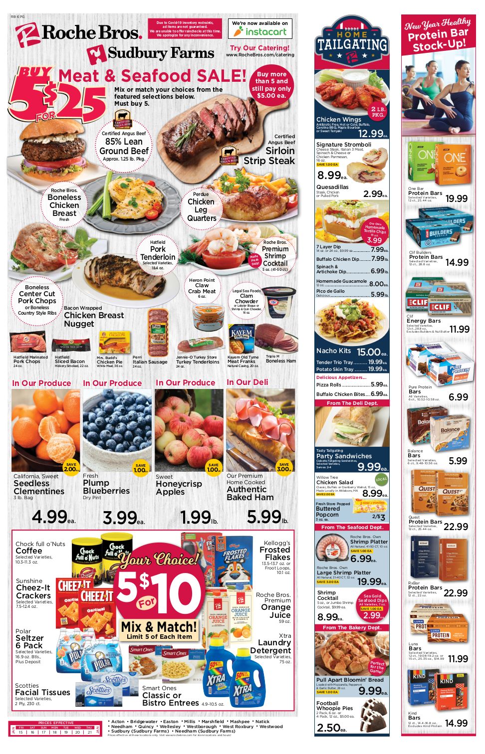 Roche Bros. Supermarkets Weekly Ad Flyer January 15 to January 21, 2021