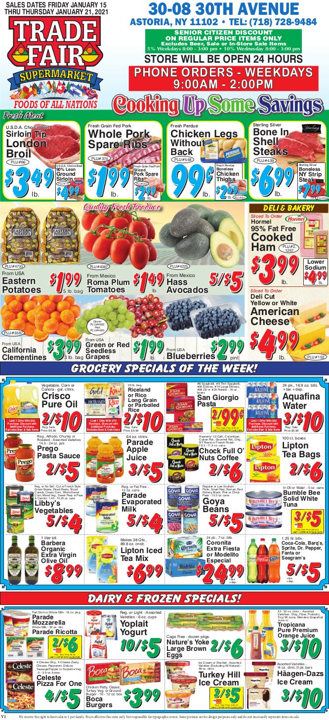 Trade Fair Supermarket Weekly Ad Flyer January 15 to January 21, 2021