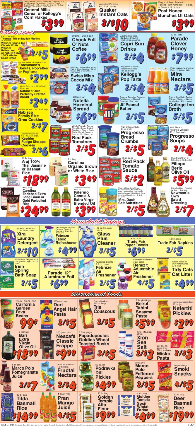 Trade Fair Supermarket Weekly Ad Flyer January 15 to January 21, 2021