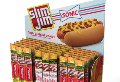 Slim Jim and Sonic Drive-in Partner to Present the New Chili Cheese Coney-flavoured Slim Jim