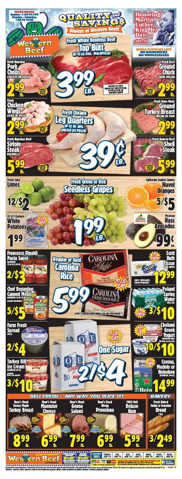 Western Beef Weekly Ad Flyer January 14 to January 20, 2021