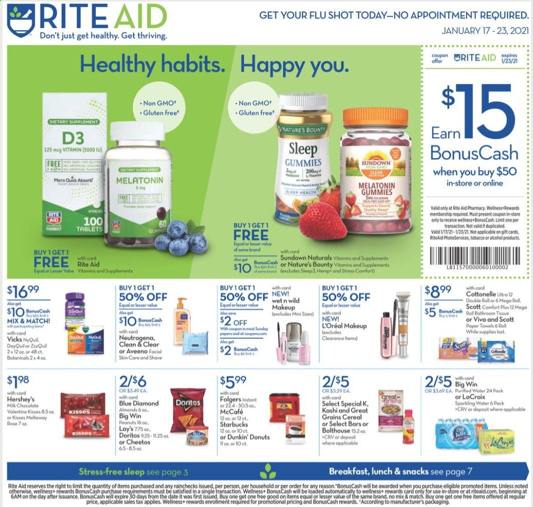RITE AID Weekly Ad Flyer January 17 to January 23