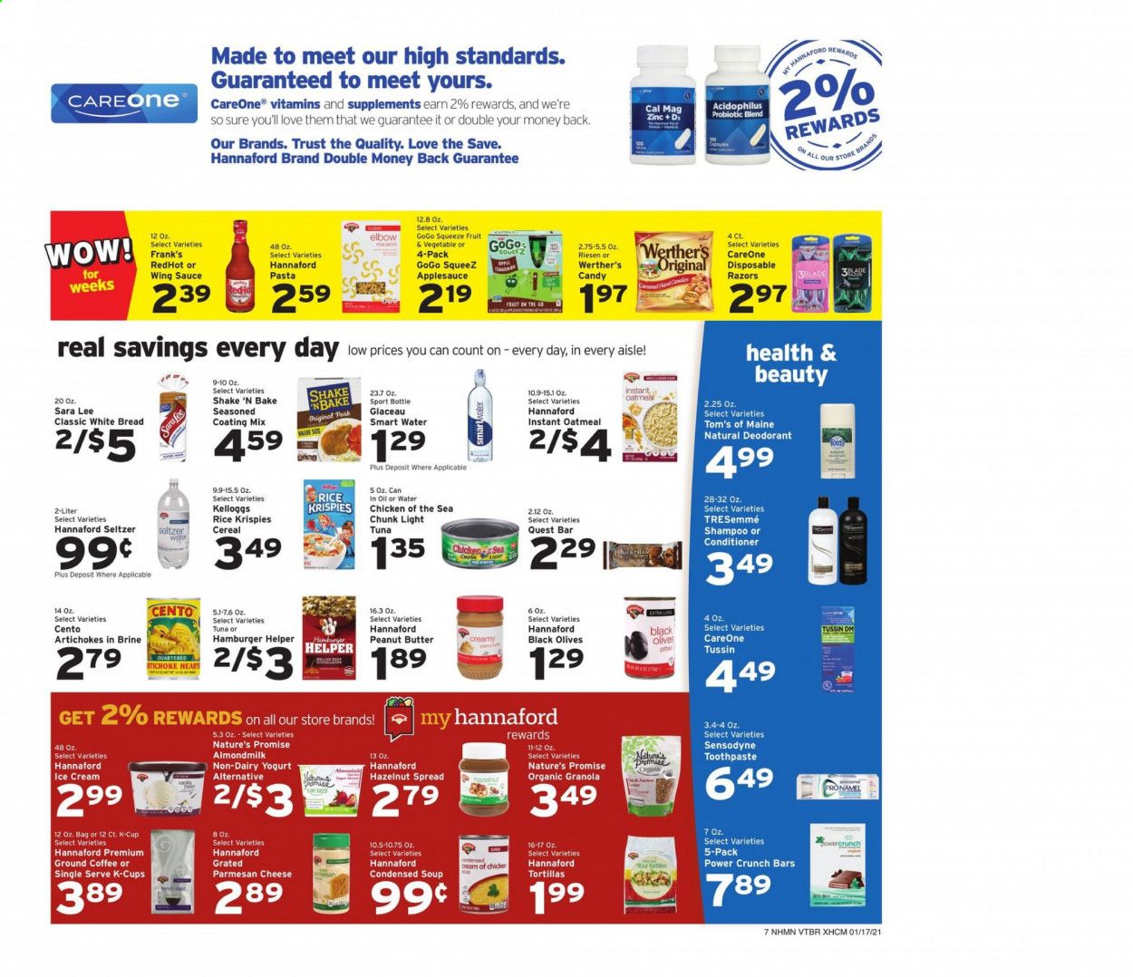 Hannaford (NH) Weekly Ad Flyer January 17 to January 23