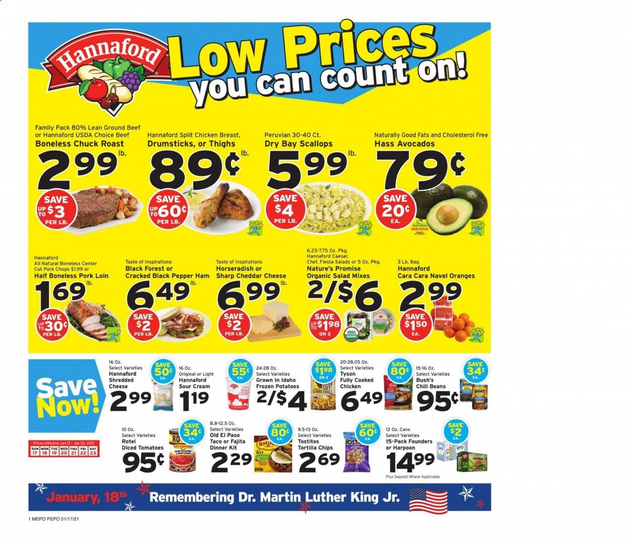 Hannaford (ME) Weekly Ad Flyer January 17 to January 23