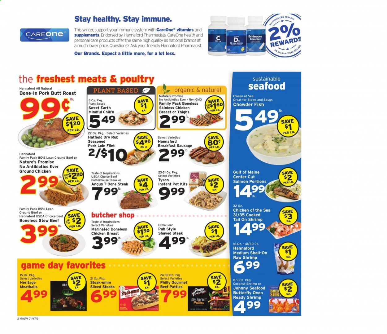 Hannaford (MA) Weekly Ad Flyer January 17 to January 23