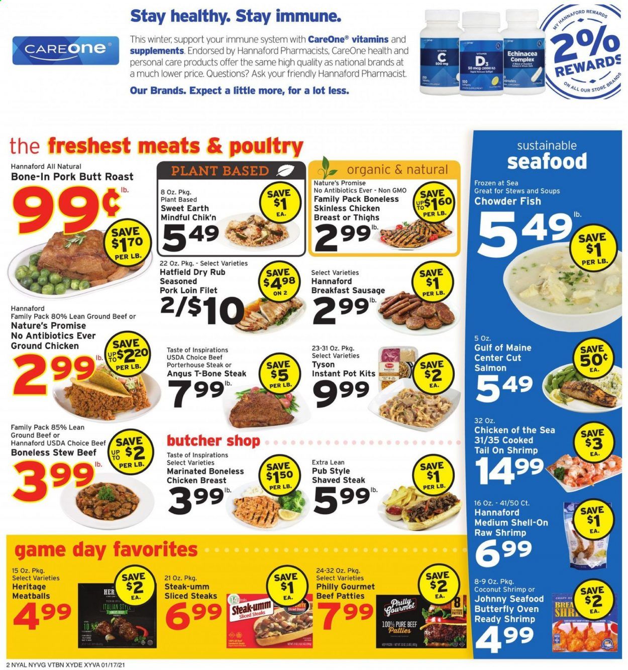Hannaford (NY) Weekly Ad Flyer January 17 to January 23