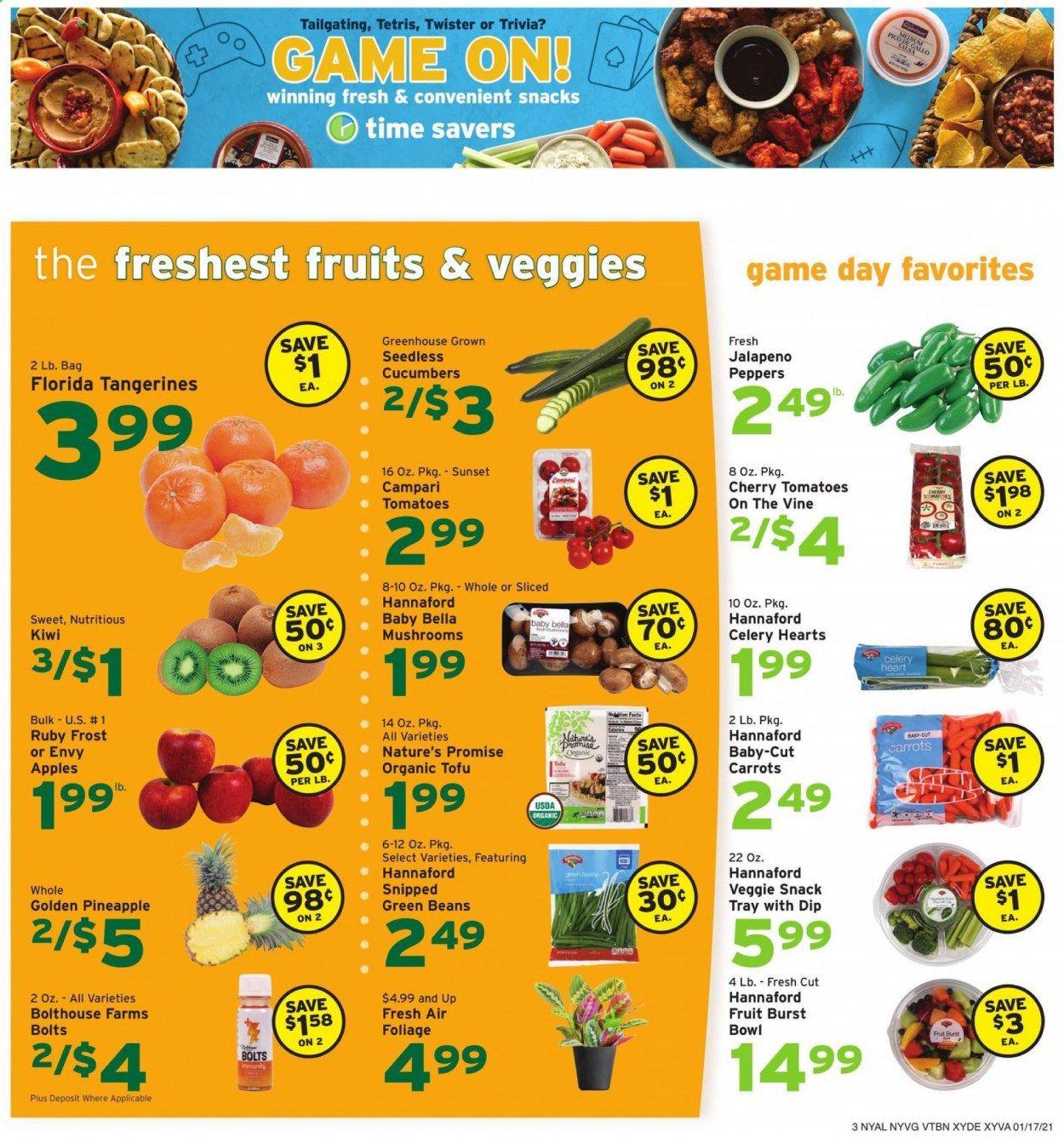 Hannaford (NY) Weekly Ad Flyer January 17 to January 23