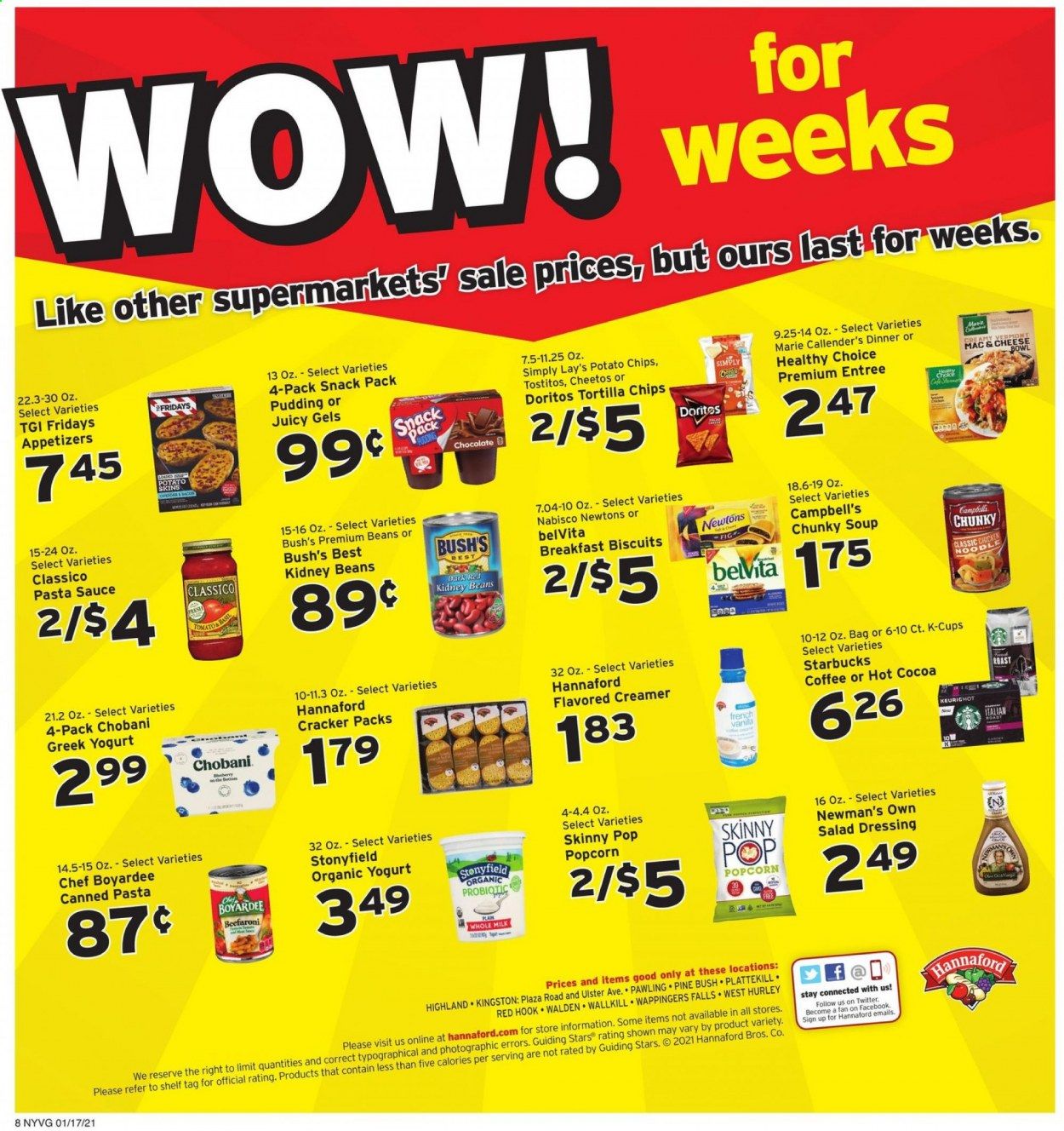 Hannaford (NY) Weekly Ad Flyer January 17 to January 23