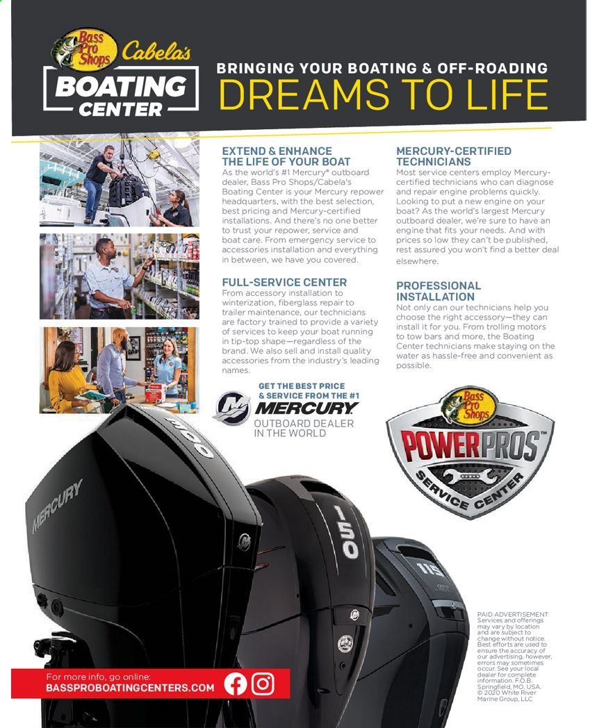 Bass Pro Shops Weekly Ad Flyer January 15 to December 25
