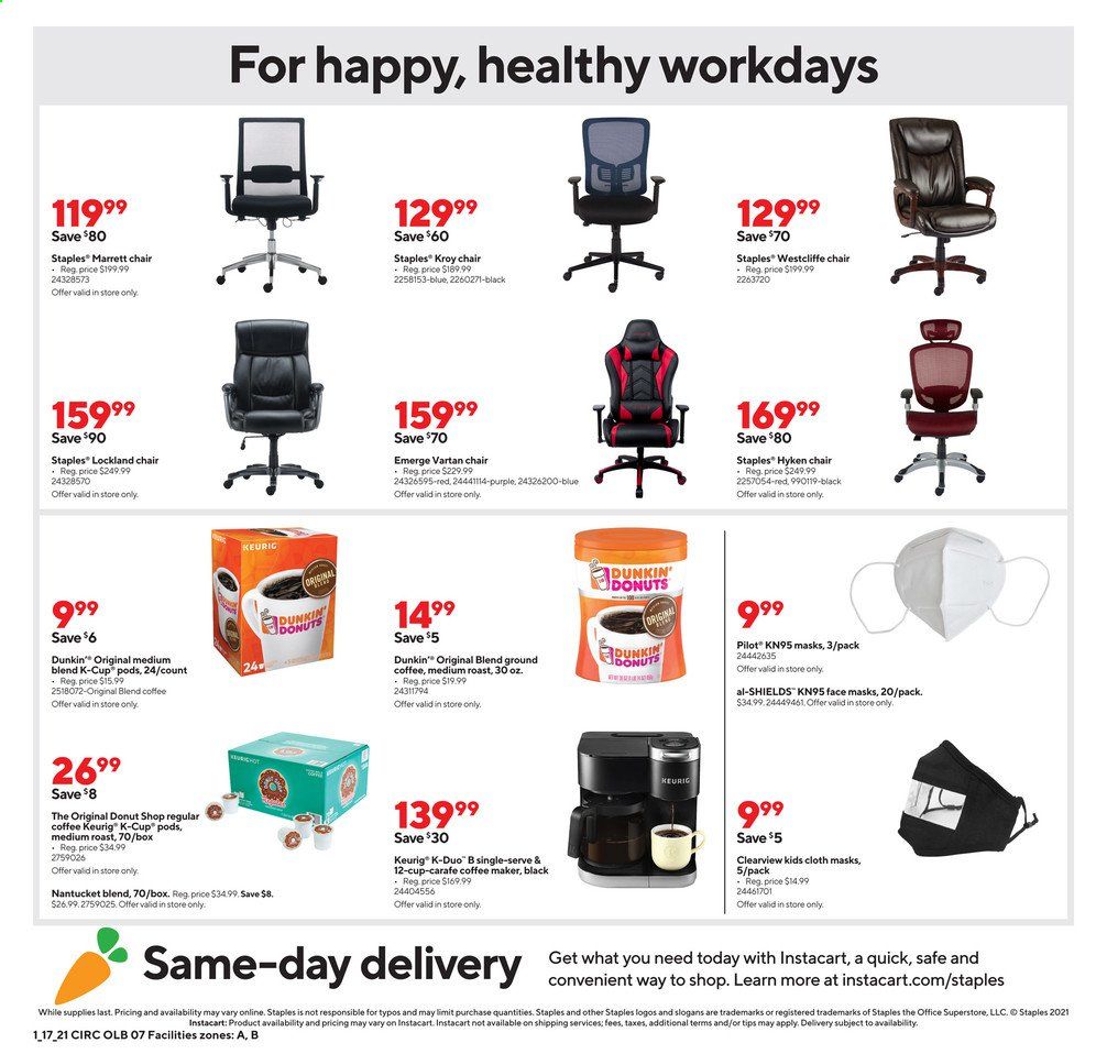 Staples Weekly Ad Flyer January 17 to January 23