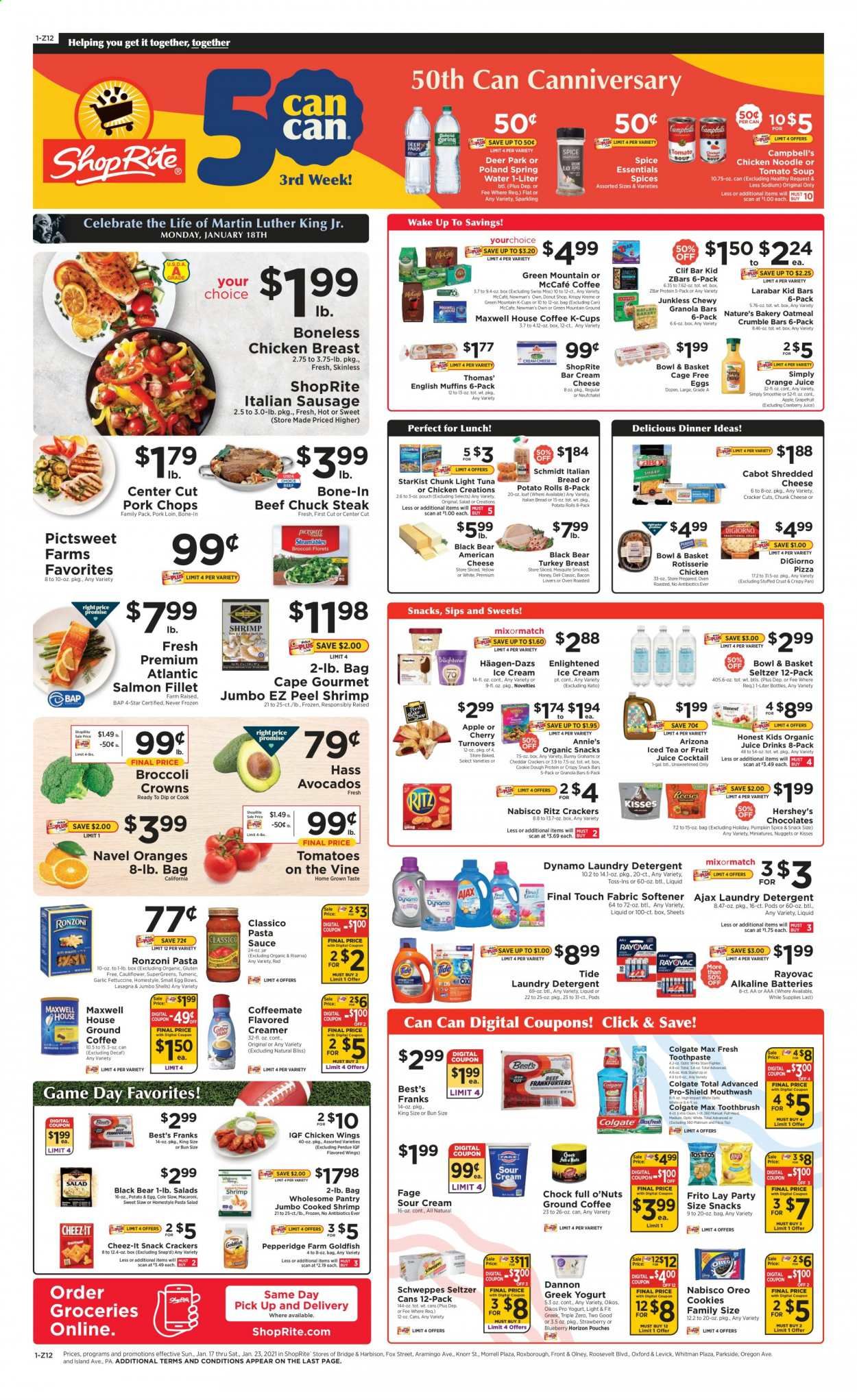 ShopRite (CT, DE, MD, NJ, NY, PA) Weekly Ad Flyer January 17 to January 23
