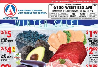 Associated Supermarkets Weekly Ad Flyer January 15 to January 21