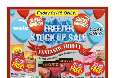 Weis Weekly Ad Flyer January 15 to January 15