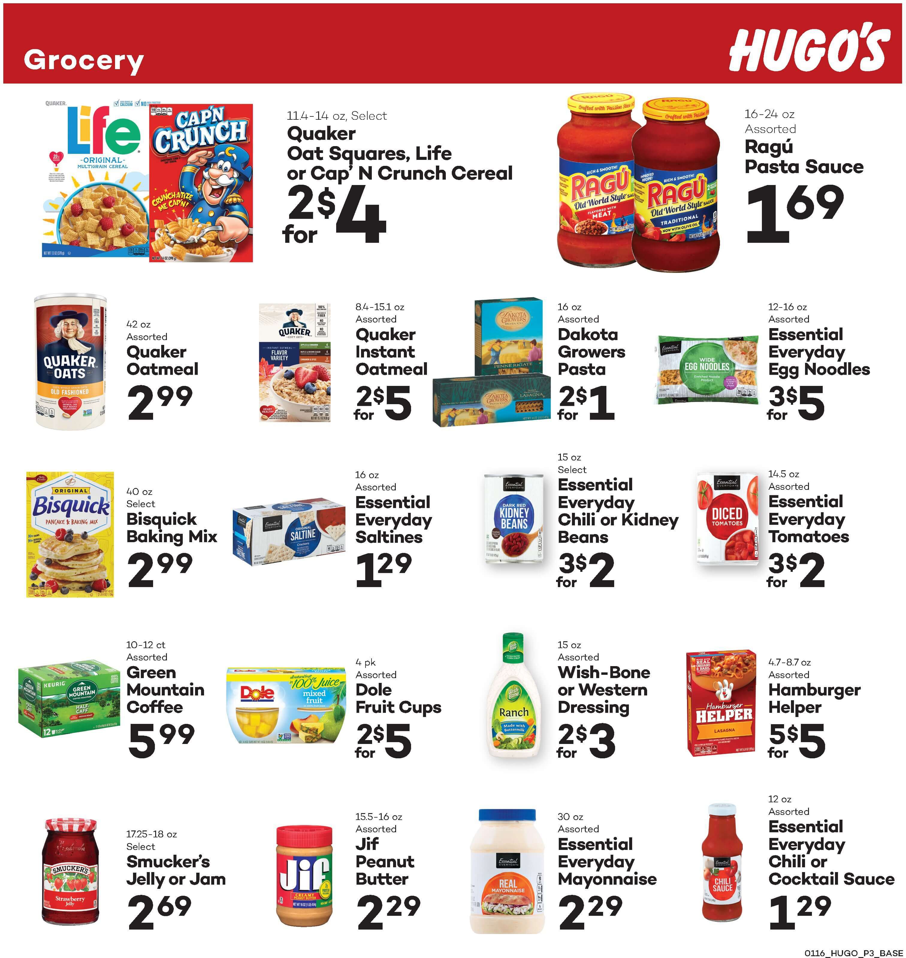 Hugo's Family Marketplace Weekly Ad Flyer January 16 to January 22, 2021