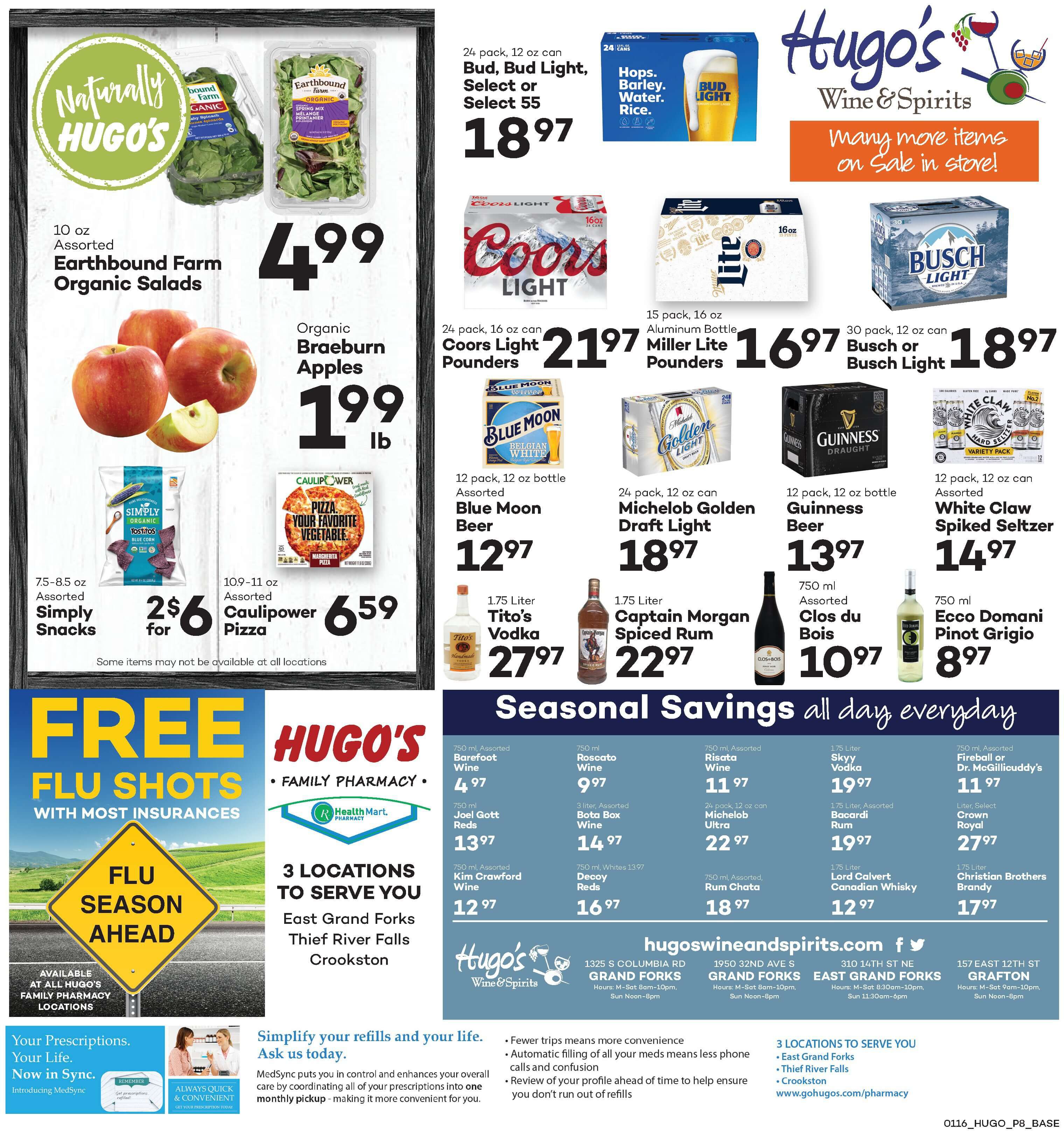 Hugo's Family Marketplace Weekly Ad Flyer January 16 to January 22, 2021