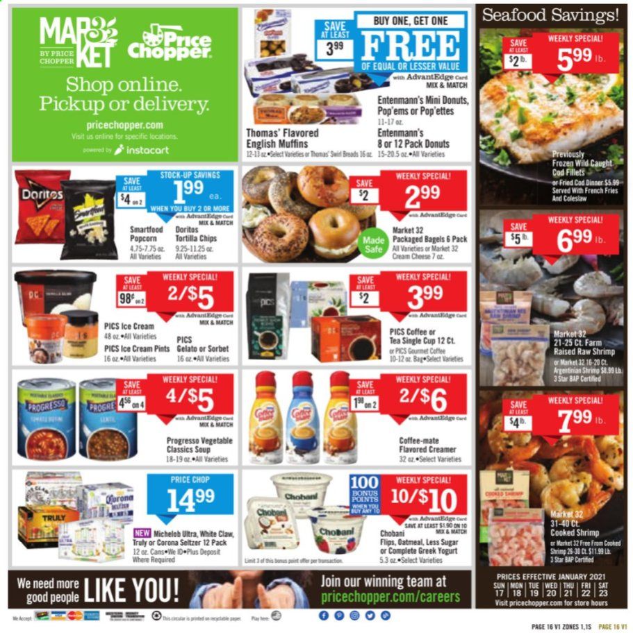 Price Chopper (CT, MA, NH, NY, PA, VT) Weekly Ad Flyer January 17 to January 23