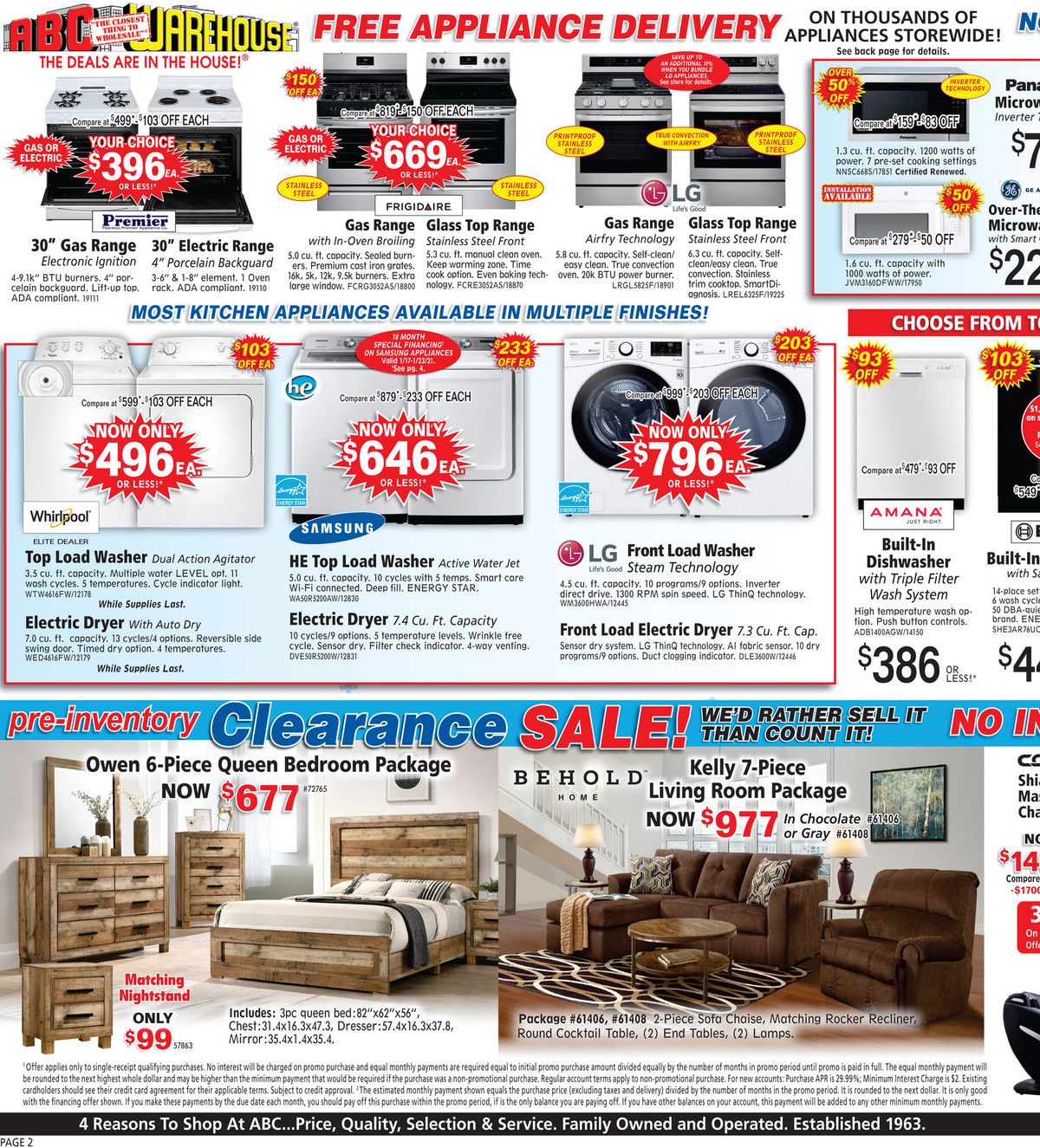 ABC Warehouse Weekly Ad Flyer January 17 to January 23, 2021