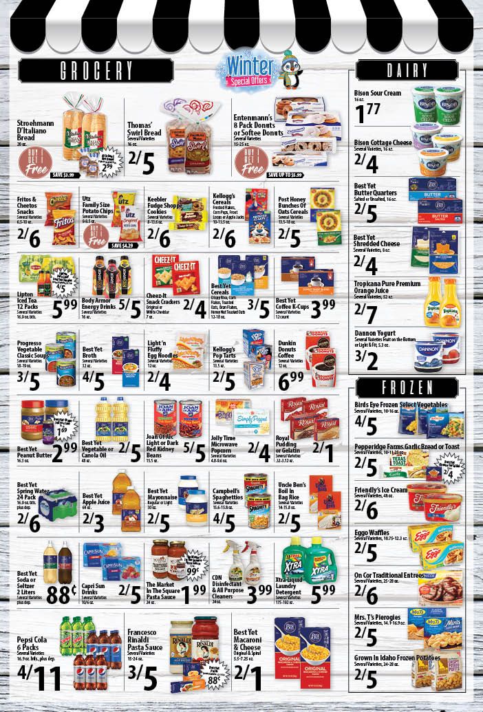 The Market in the Square Weekly Ad Flyer January 17 to January 23, 2021
