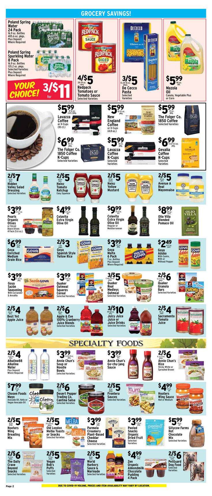 Met Foodmarkets Weekly Ad Flyer January 17 to January 23, 2021