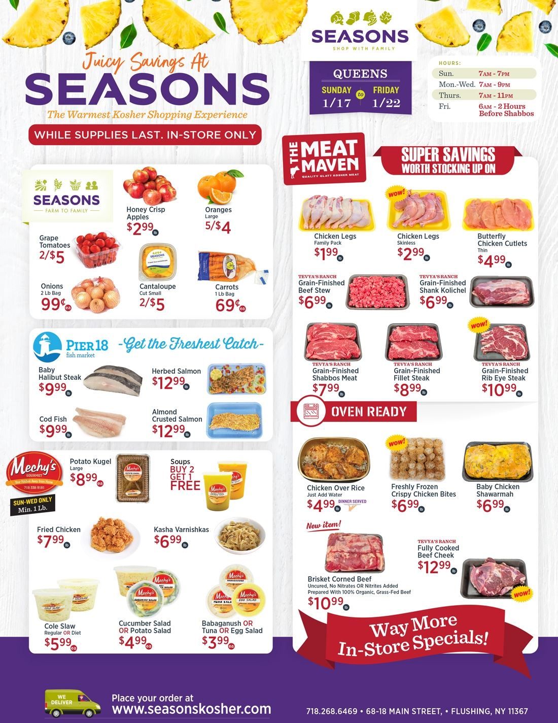 Seasons Weekly Ad Flyer January 17 to January 22, 2021