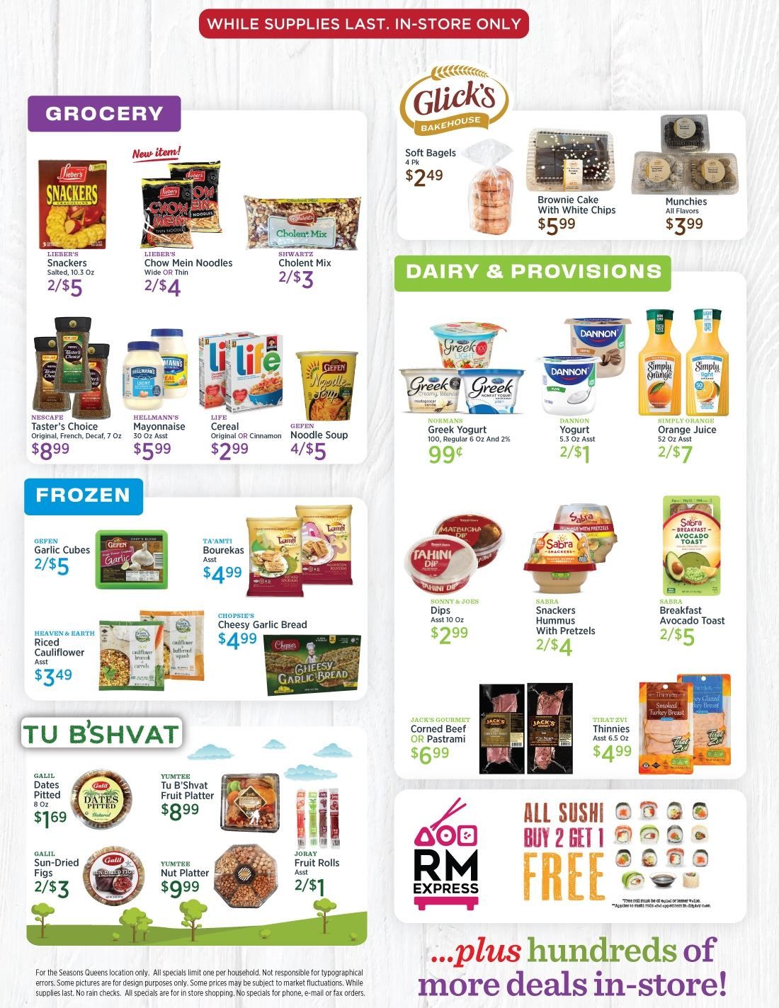 Seasons Weekly Ad Flyer January 17 to January 22, 2021