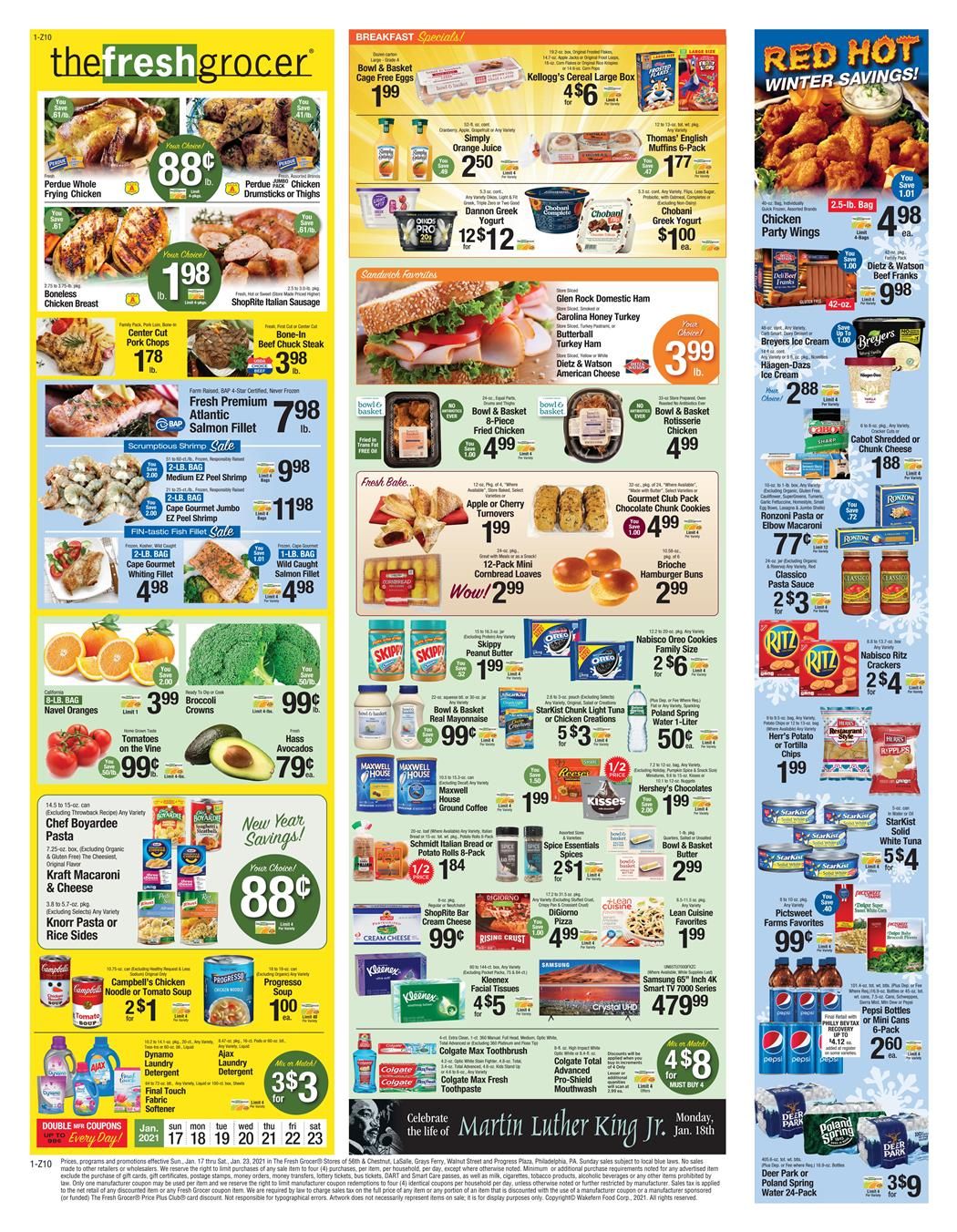 The Fresh Grocer Weekly Ad Flyer January 17 to January 23, 2021