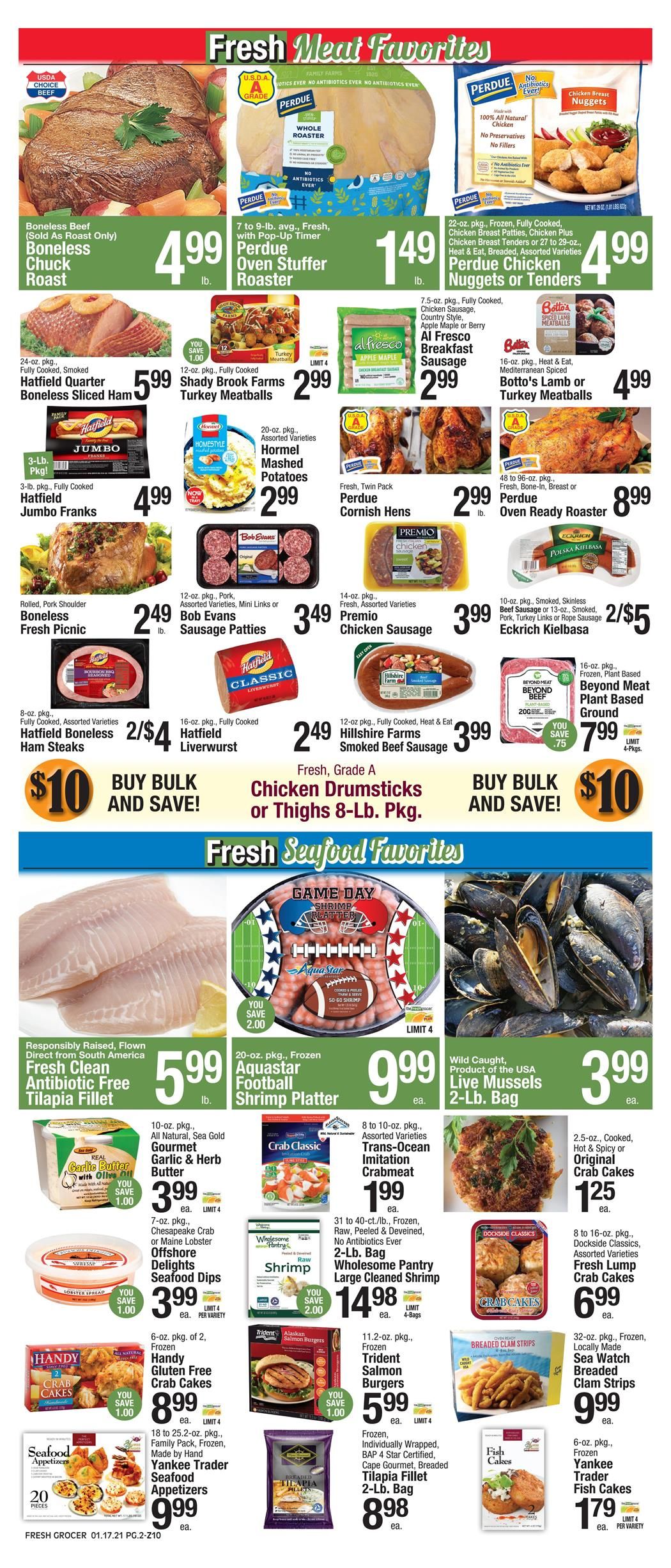 The Fresh Grocer Weekly Ad Flyer January 17 to January 23, 2021