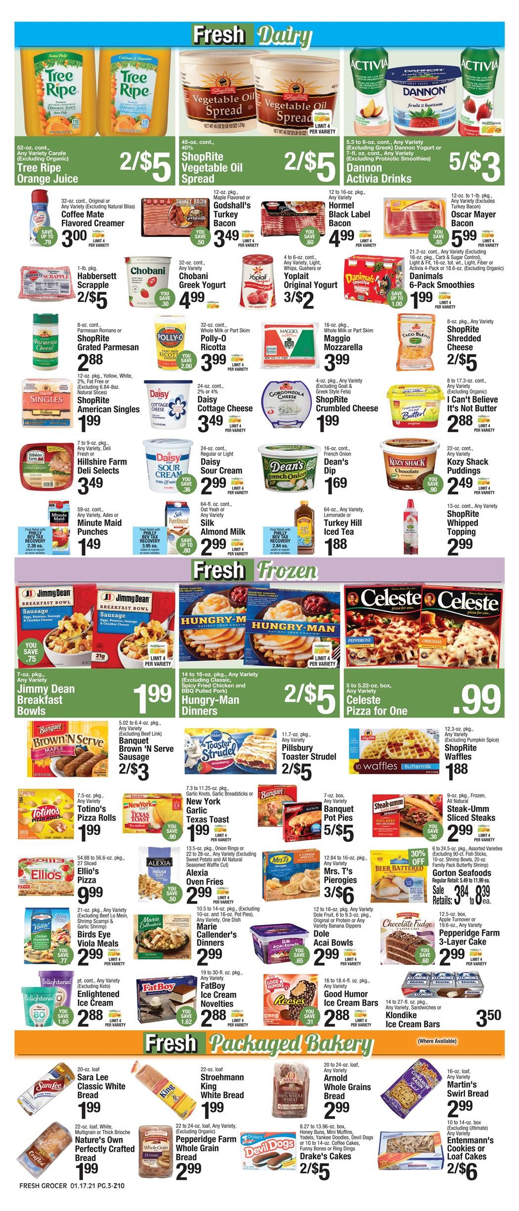 The Fresh Grocer Weekly Ad Flyer January 17 to January 23, 2021