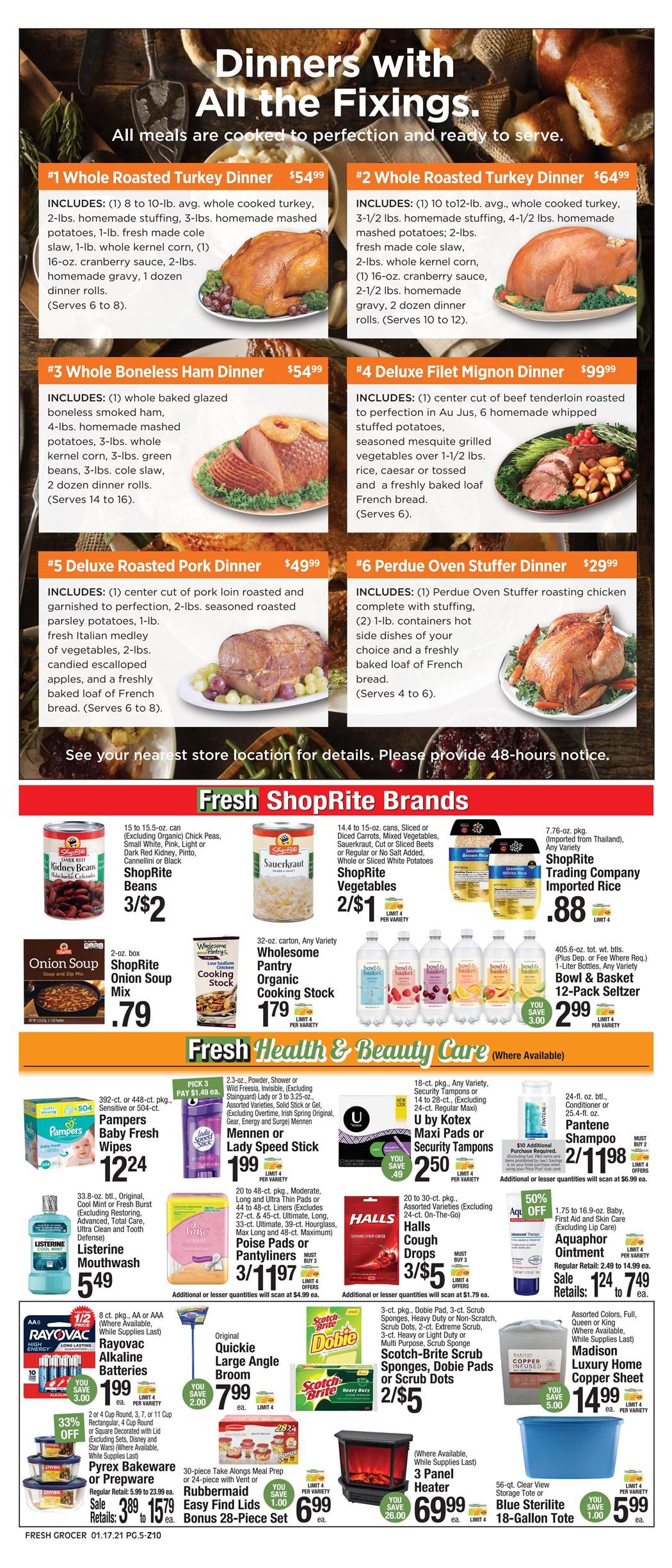 The Fresh Grocer Weekly Ad Flyer January 17 to January 23, 2021