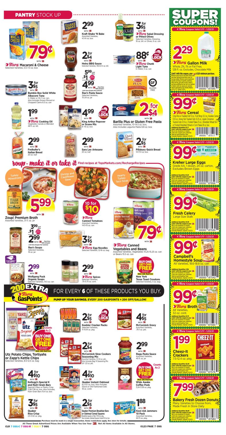 Tops Friendly Markets Weekly Ad Flyer January 17 to January 23, 2021