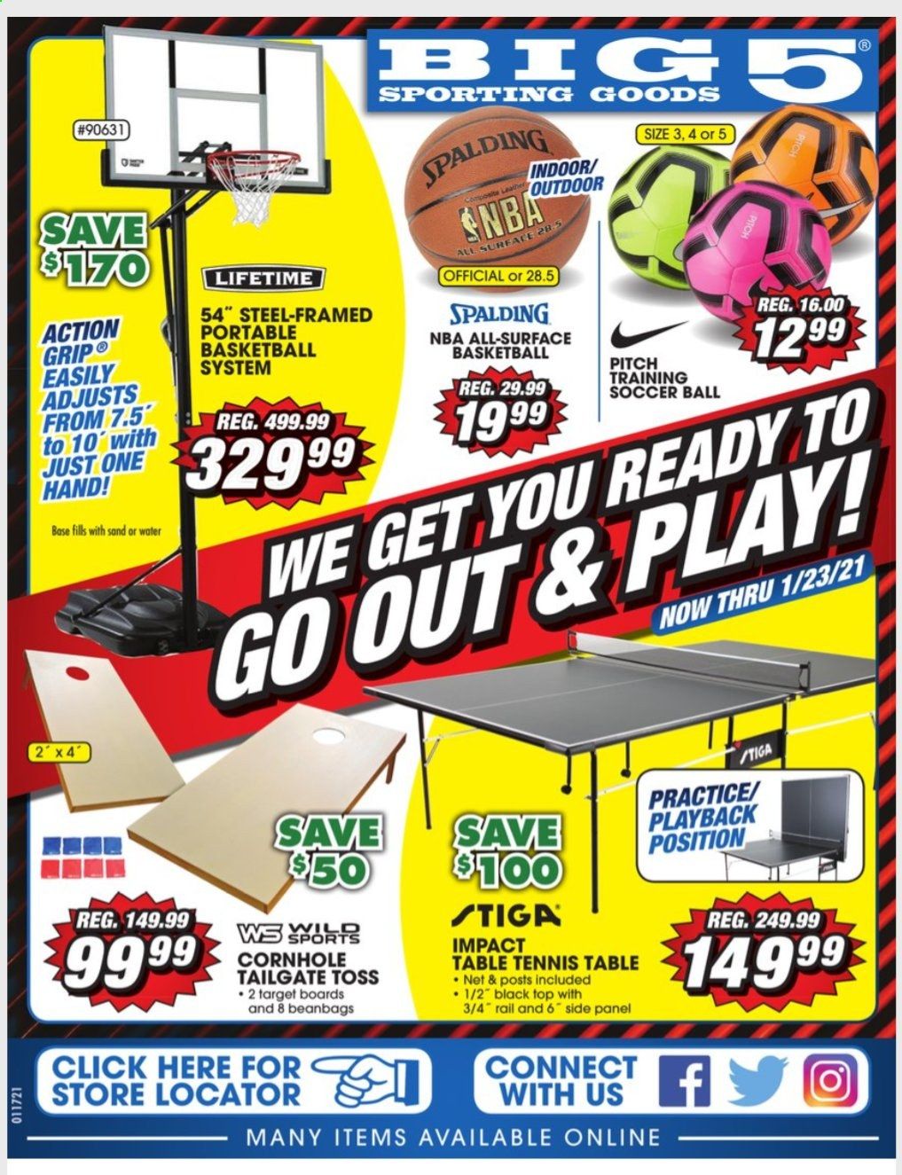 Big 5 Weekly Ad Flyer January 17 to January 23