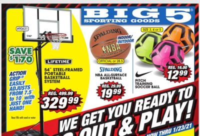 Big 5 Weekly Ad Flyer January 17 to January 23