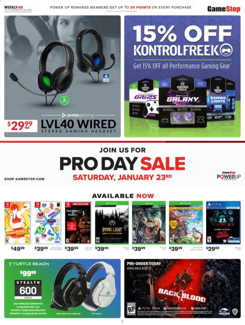 GameStop Weekly Ad Flyer January 17 to January 23