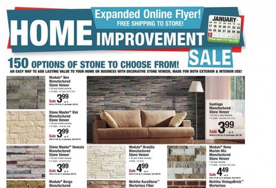 Menards Weekly Ad Flyer January 17 to January 31