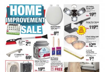 Menards Weekly Ad Flyer January 17 to January 31
