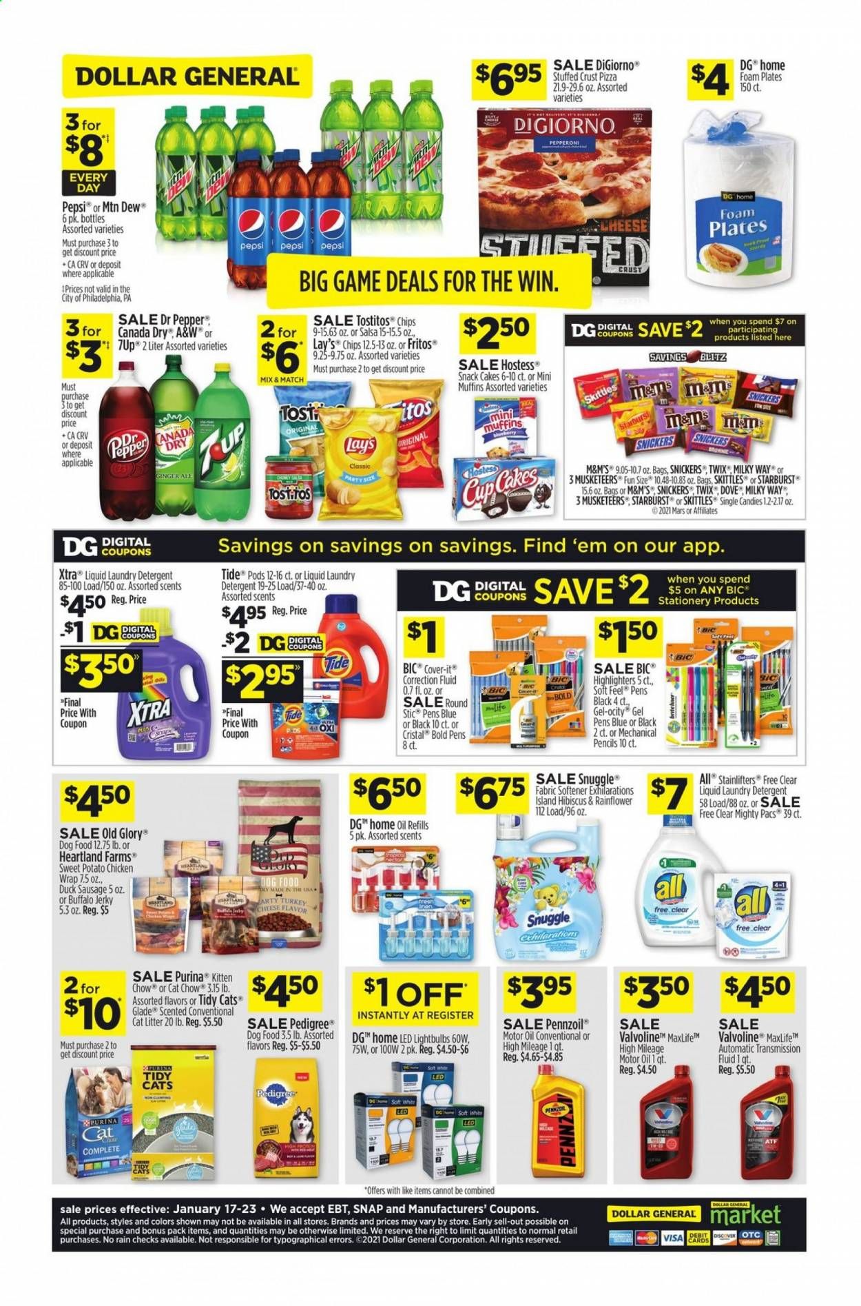 Dollar General (CA, NV) Weekly Ad Flyer January 17 to January 23