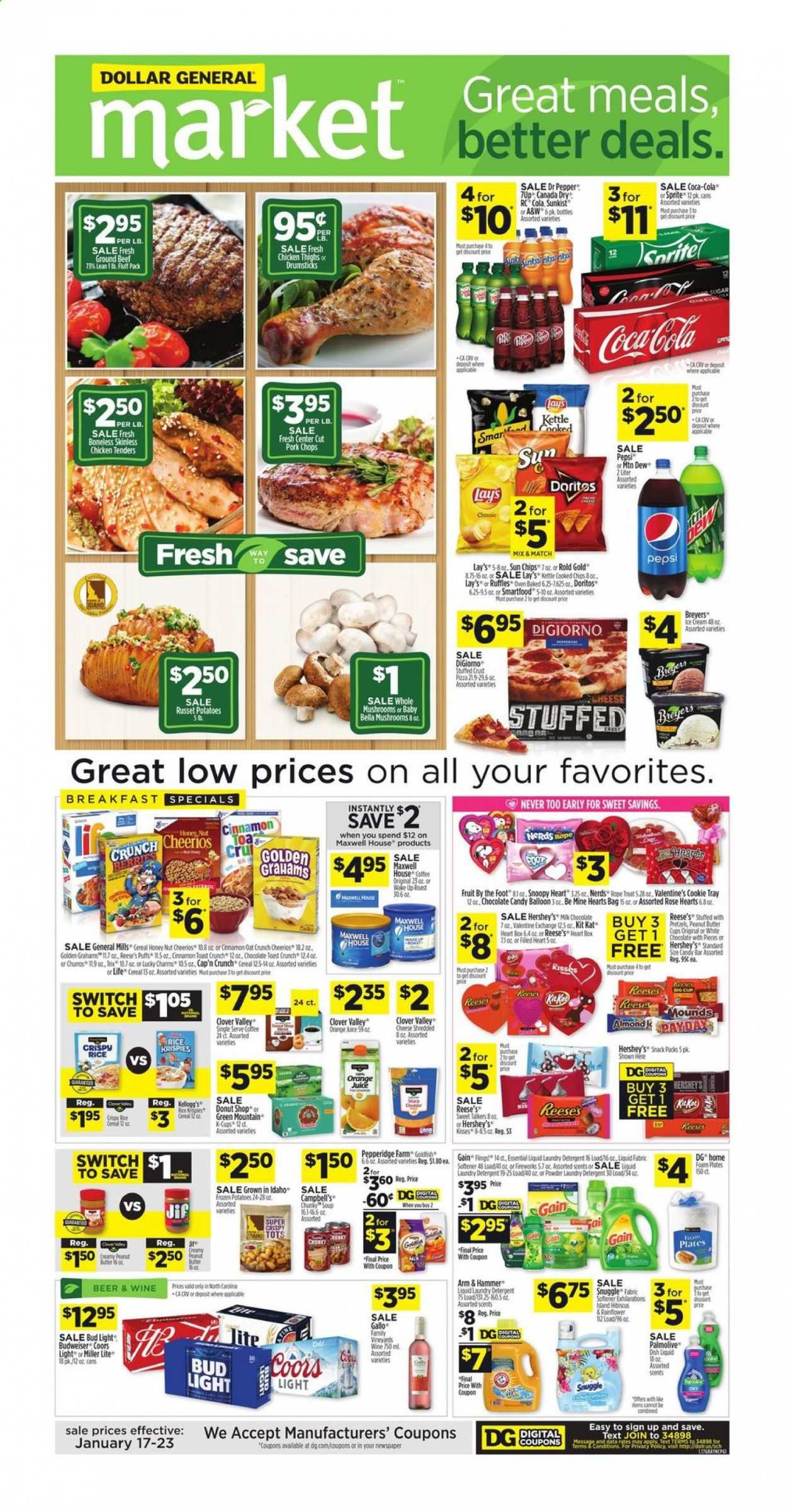 Dollar General (NC) Weekly Ad Flyer January 17 to January 23