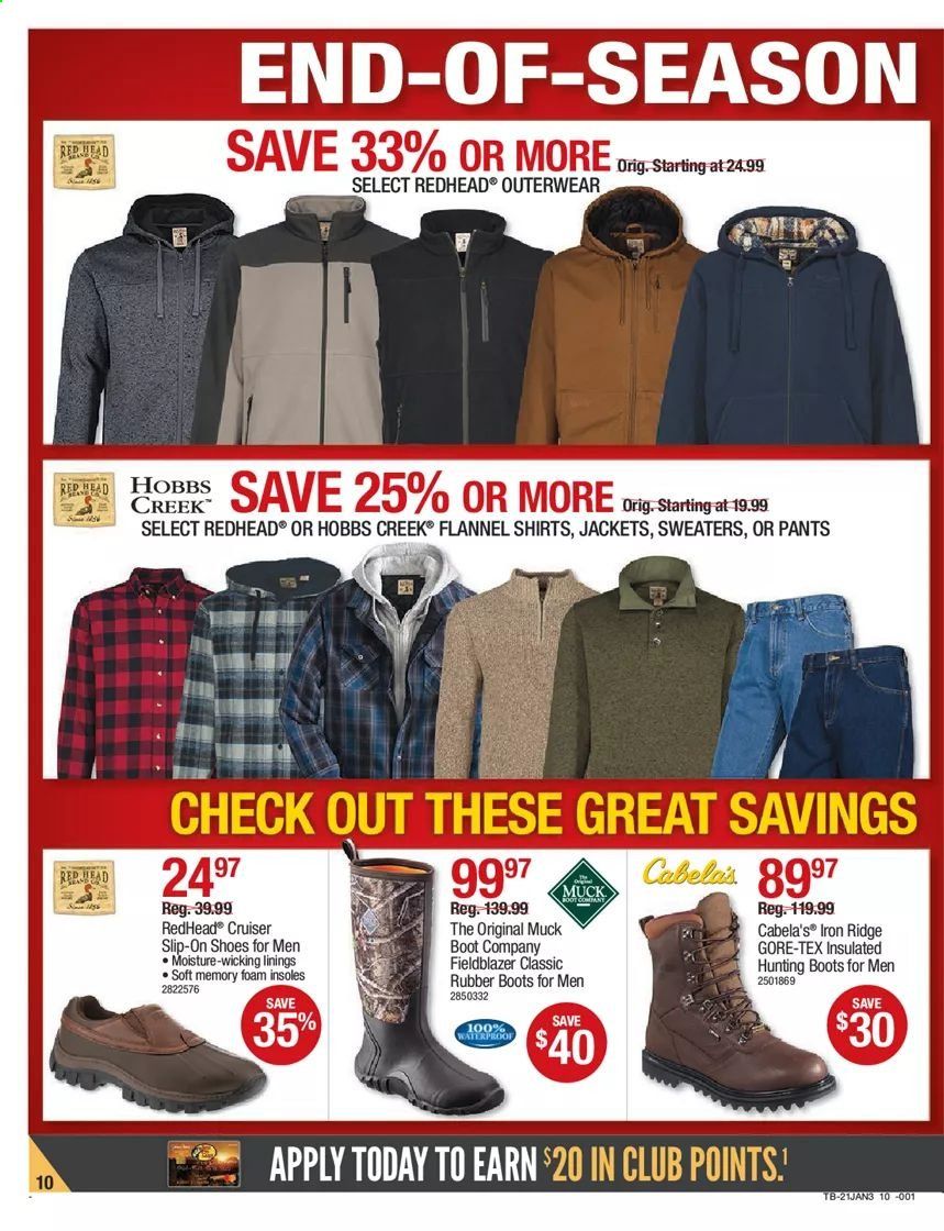Cabela's Weekly Ad Flyer January 21 to February 10