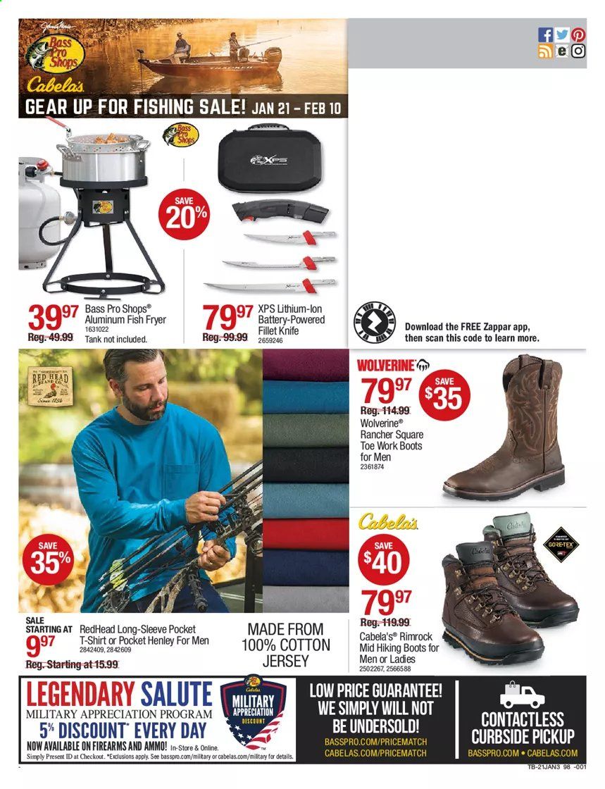 Cabela's Weekly Ad Flyer January 21 to February 10