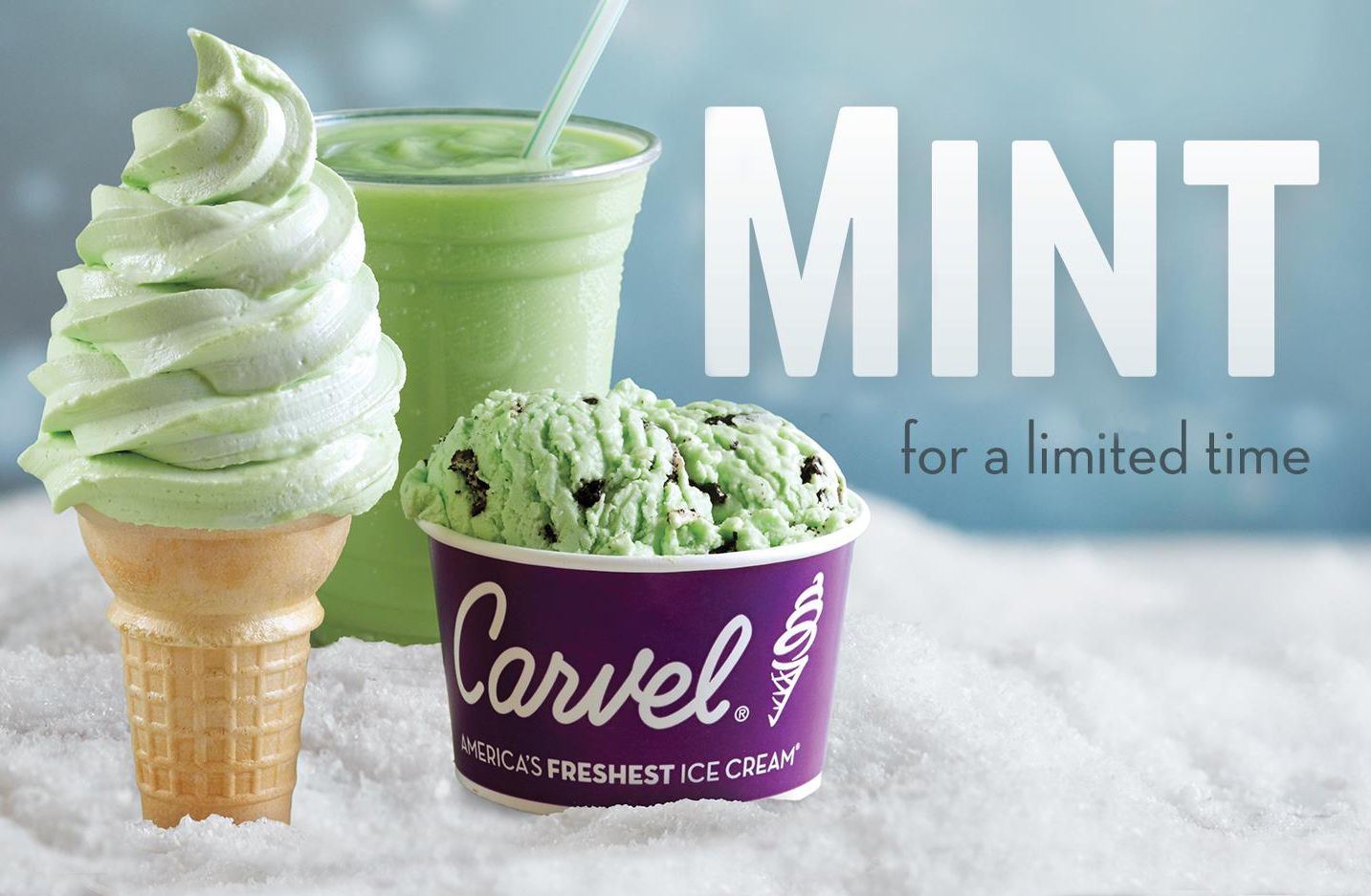 "Mint Season" is Back Once Again for a Limited Time Only at Carvel "Mint Season" is Back Once Again for a Limited Time Only at Carvel