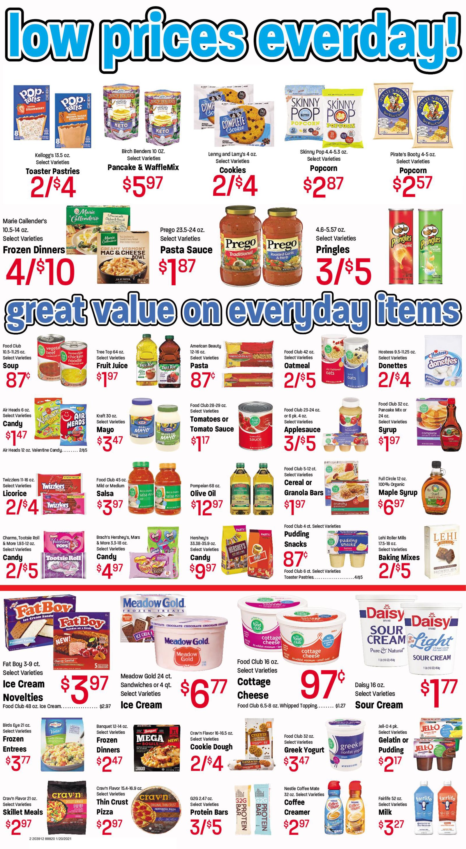 Ridley's Family Market Weekly Ad Flyer January 19 to January 25, 2021