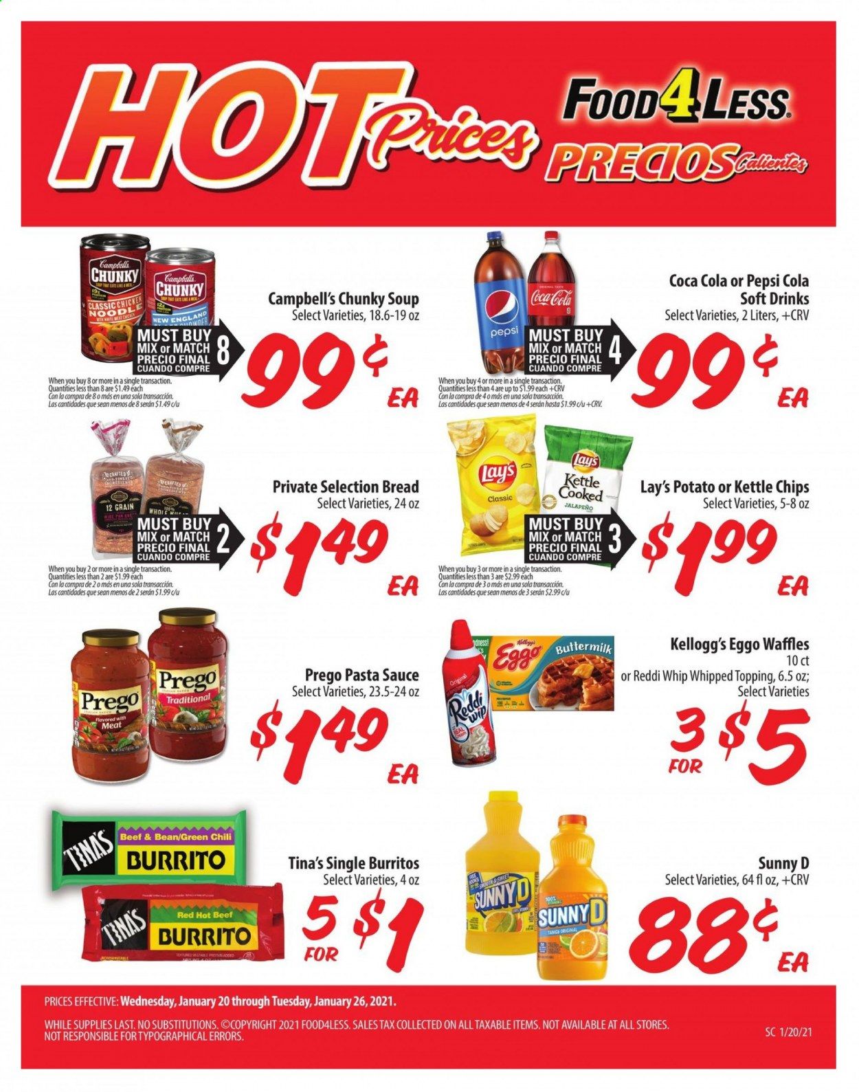 Food 4 Less (IL) Weekly Ad Flyer January 20 to January 26